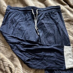 Sociology Navy Blue Capris Lounge Pants